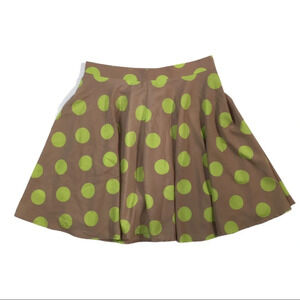 NWOT Peppermint Boutique Polka Dot Boho Skirt S
